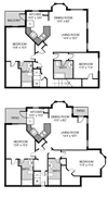 2BR 2BA 1320sf